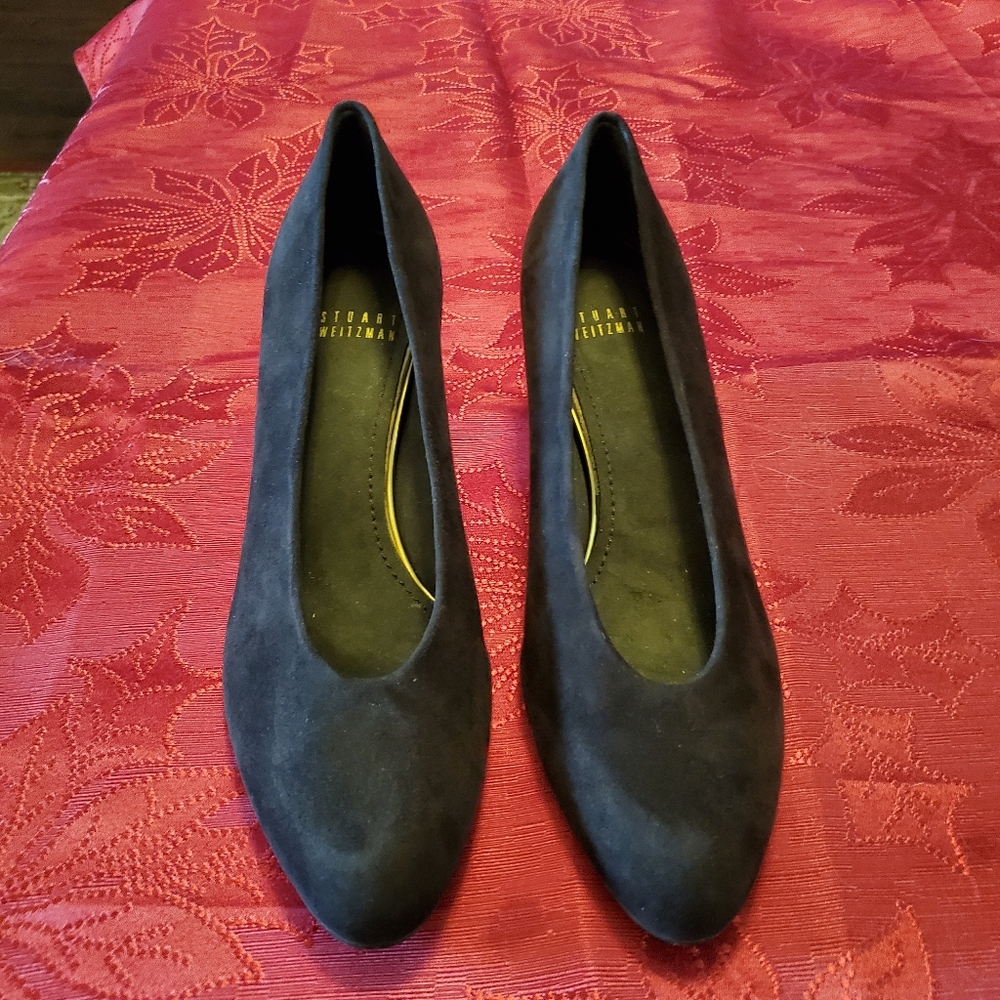 Stuart Weitzman Dark Brown Suede Pumps Size 9M